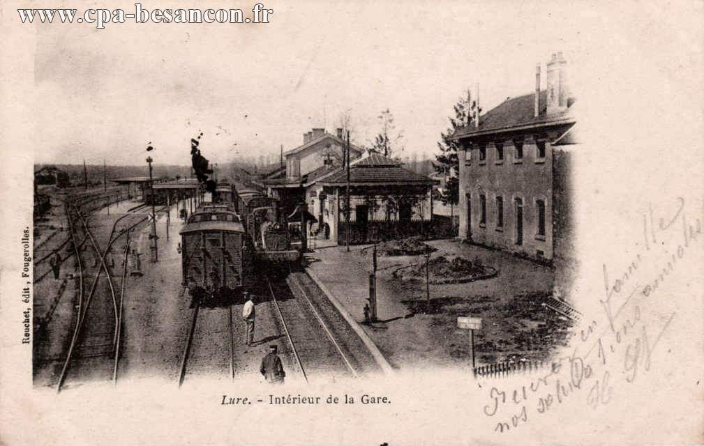 Lure. - Intérieur de la Gare.